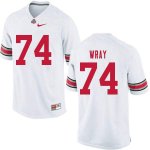 Men's Ohio State Buckeyes #74 Max Wray White Nike NCAA College Football Jersey February GBQ1444OD